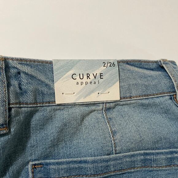 NWT Womens Tummy Tuck Shorts Curve Appeal Size 2 Fiji Recycled Material Fold Hem - Picture 3 of 11